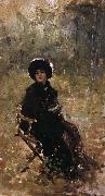 Nicolae Grigorescu In the Garden painting